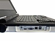 Máquina de ultrassom portátil colorida LED de 15 polegadas com ângulo de varredura de 60 graus e sonda de configuração 2,0 MHz-5,0 MHz