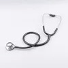 Estetoscópio de Dupla Cabeça Médico Com Embalagem Interna de Espuma E Manual Tamanho de 18,6X10,8cm